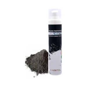 Azetabio Organic Adult Toothpaste Charcoal (Vegetable)