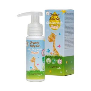 Azetabio Organic Baby Oil Peach